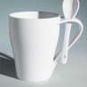 Mug évasé avec cuillère